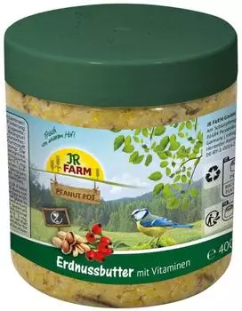 JR FARM Peanut Pot Erdnussbutter mit Vitaminen 400 g