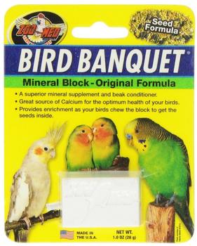 Zoo Med Bird Banquet, Vogelfutter Futterblock, Samen, klein 1 x 28 g