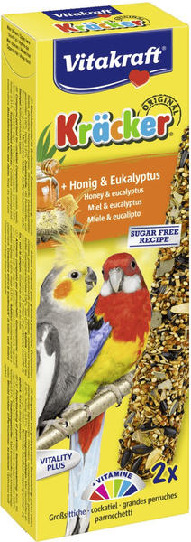 Vitakraft Kräcker Original + Honig & Eukalyptus für Großsittiche