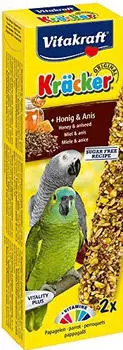 Vitakraft Kräcker Original + Honig & Anis für Papageien