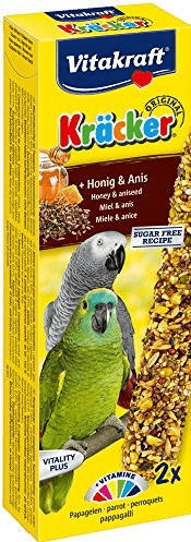 Vitakraft Kräcker Original + Honig & Anis für Papageien