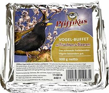 Pfiffikus (6,30 EUR/kg) Vogelbuffet Früchte & Beeren 300 g