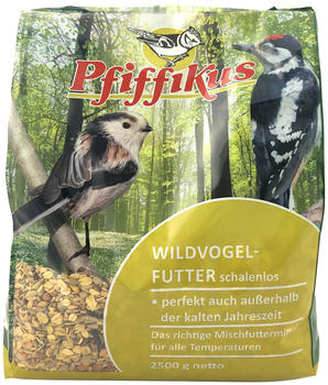 Pfiffikus (2,80 EUR/kg) Wildvogelfutter schalenlos 2,5 kg