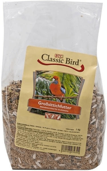 BTG Classic Bird Großsittichfutter 1 kg
