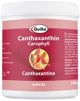 Quiko Canthaxanthin Carophyll Ergänzungsfutter für Ziervögel mit Rotfaktor 0,1kg (150575)