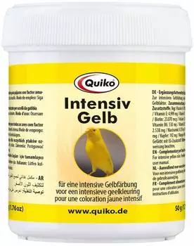 Quiko Intensiv Gelb Ergänzungsfutter für Ziervögel mit Gelbfaktor 100g (150705)