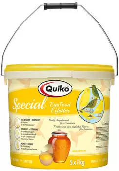 Quiko Special Eifutter Kraft- & Aufzuchtfutter f&uuml;r Kanarien & Positurkanarien 5kg (100085)