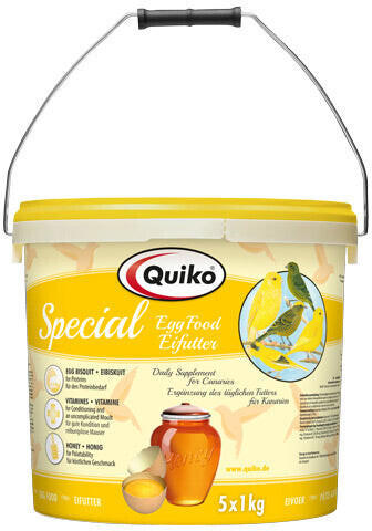 Quiko Special Eifutter Kraft- & Aufzuchtfutter für Kanarien & Positurkanarien 5kg (100085)