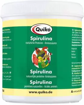 Quiko Spirulina Proteinreiches Einzelfutter für Ziervögel 500g (200300)