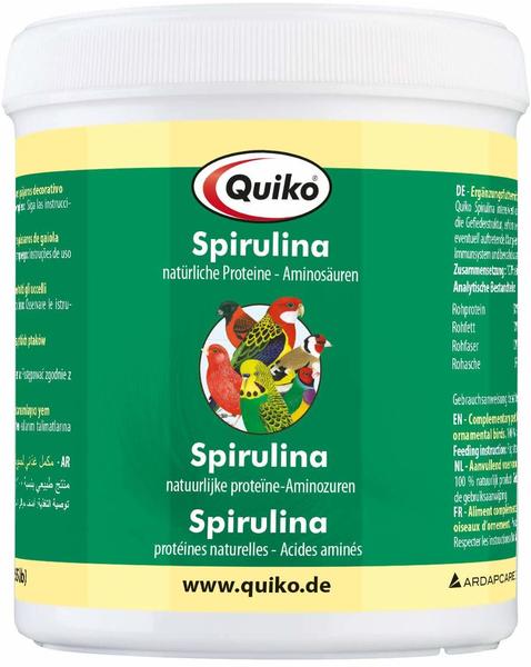 Quiko Spirulina Proteinreiches Einzelfutter für Ziervögel 250g (200250)