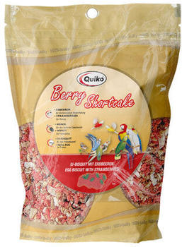Quiko Erdbeer-Bisquit Vogelsnack mit Erdbeeren, Honig & Proteinen 0,125kg (100005)