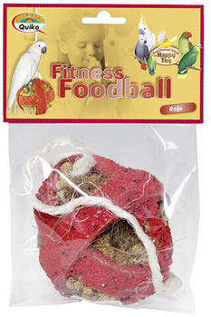 Quiko Fitness Foodball Rojo Snack & Spielspaß für Ziervögel 100g (66041)
