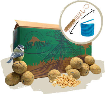 Lyra Pet Meisenknödel ALB-MÜHLE ohne Netz Vollkorn & Nuss + 2 Spender 150-Stk. (85211-003)