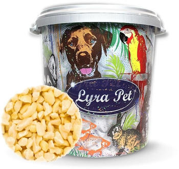 Lyra Pet Erdnusskerne weiß blanchiert gehackt in 30l Tonne 10kg