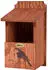 Dobar Nistkasten mit Siebdruckmotiv Rotkehlchen 17x18x32cm (22366FSCE)