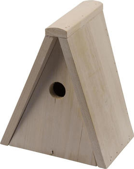 Duvo+ Meisennest Holz mit Schrägdach Dreikantform (401/175)
