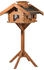Dobar Vogelhaus Blockhaus Gipfel 84x78x53cm Kiefer braun FSC