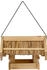 Dobar Vogelhaus Torshavn mit Schilfdach zum Aufhängen 30x28x20cm FSC