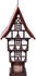 Dobar Vogelfutterhaus Zuckerhut mit Futtersilo 20x18x41cm FSC