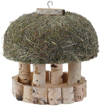 Dehner Natura Wildvogel Futterhaus Stuttgart mit Heudach Ø29cm Birkenholz/Heu natur Dehner Natura Wildvogel Futterhaus Stuttgart mit Heudach Ø29cm Birkenholz/Heu natur