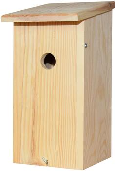 Dehner Natura Wildvogel Nistkasten Birga 16x32.5x20.5cm 32mm Einflugloch FSC Kiefernholz natur