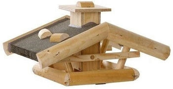 Dehner Natura Wildvogel-Futterhaus Watzmann 54x38x30cm Holz natur