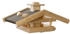 Dehner Natura Wildvogel-Futterhaus Wendelstein 76x55x32cm Holz natur