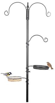 Duvo+ Futterstation für Gartenvögel schwarz