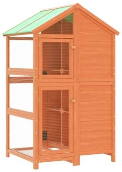 vidaXL Vogelhaus Braun Massivholz Kiefer (172258)