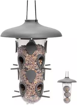 plastia Vogelfutterhaus zum Aufh&auml;ngen 2-in-1