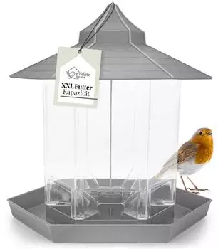 WILDLIFE HOME Futterlaterne Grau