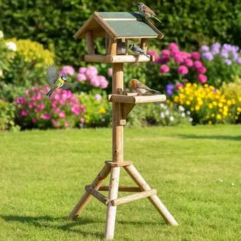 Zooprinz Vogelhaus XXL mit St&auml;nder Bird Farm 48 x 124 x 48 cm
