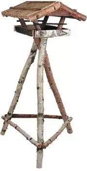 Erdtmanns Vogelhaus Rustikal + Birkenständer