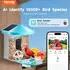 VEVOR Vogelfutterhaus mit KI-Kamera 2K HD Solarbetrieben, 2 Solarmodule