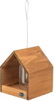 Trixie Vogelfutterhaus mit Silo zum Aufh&auml;ngen braun