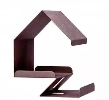 Alberts Gasthaus Kreativ Vogelhaus, rotbraun, 150x150x180mm (355166)