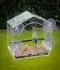 Spetebo Fenster-Vogelfutterhaus transparent mit Saugnäpfen, 20x18cm (3575)