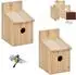 Relaxdays Nistkasten Bausatz, 2er Set