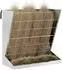 vidaXL Heu-Futterspender 71x33x70cm, verzinkter Stahl, silber (874632)