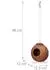 Relaxdays Vogelnest aus Kokosnuss, hängend, 31cm (Wellensittich-Nistkasten)