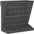 vidaXL Heu-Futterspender 71x33x70cm, kaltgewalzter Stahl, schwarz (874630)