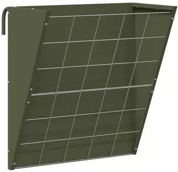vidaXL H&auml;ngender Heufutterspender, olive gr&uuml;n, 61x33x66cm