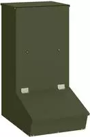 vidaXL Schweinfutterspender Olive Gr&uuml;n 55 x 38 x 76 cm