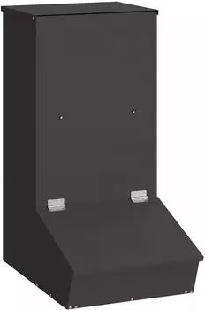vidaXL Schweinfutterspender schwarz 55x38x76cm (874636)