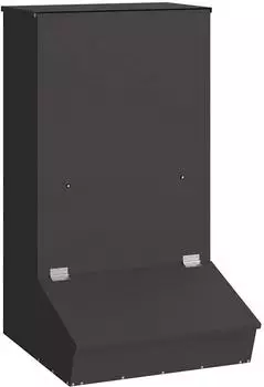 vidaXL Schweinefutterspender schwarz 55x51x91,5cm (874639)
