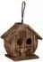 Relaxdays Vogelhaus hängend, Holz, braun, 19x28,5x10,5cm
