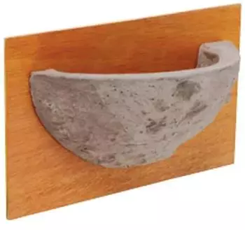 Westfalia Mehlschwalbennest aus Ton mit Holzplatte, 24x14,5cm