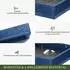 LuxusKollektion Plattform-Vogelfutterhaus, recycelter Kunststoff, blau, 1,6kg