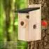 LuxusKollektion Vogelhaus Bausatz (2er Set), Holz, wetterfest (für Garten & Balkon)