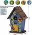 LuxusKollektion Vogelhaus Nistkasten, Holz, hängend, blau, 40mm Einflugloch